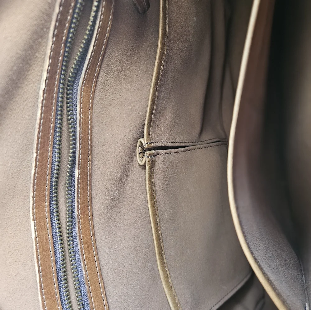 Satchel and Page Attache Brown Leather Bag